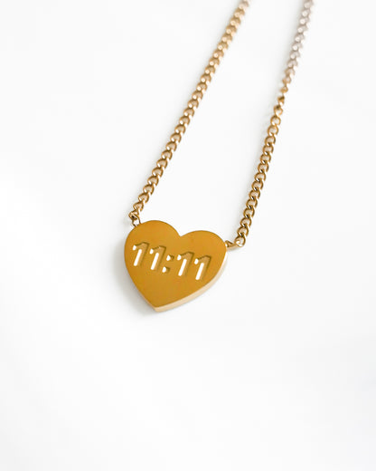NECKLACE - 11:11 Heart